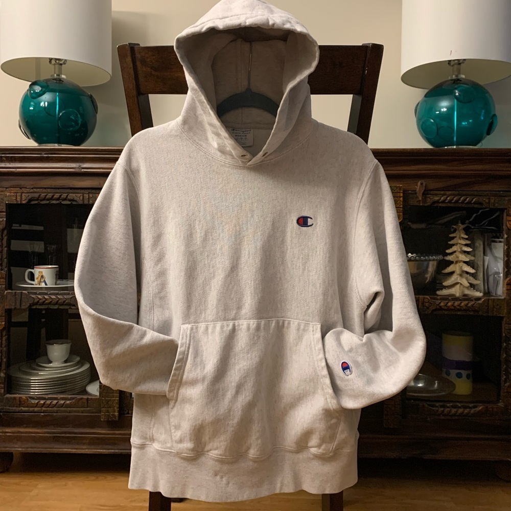 Champion Reverse Weave C Logo Hoodie -Men’s Medium